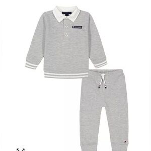 NWT Tommy Hilfiger Set baby boy with Classic Collared Neckline Size- 6-9 months